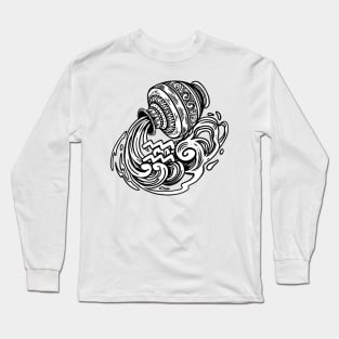 Aquarius - Astrology Design Long Sleeve T-Shirt